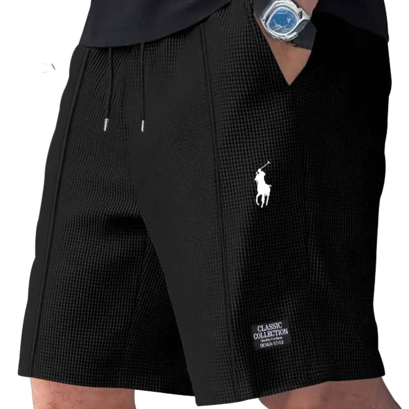 Textured Summer Comfort Shorts
