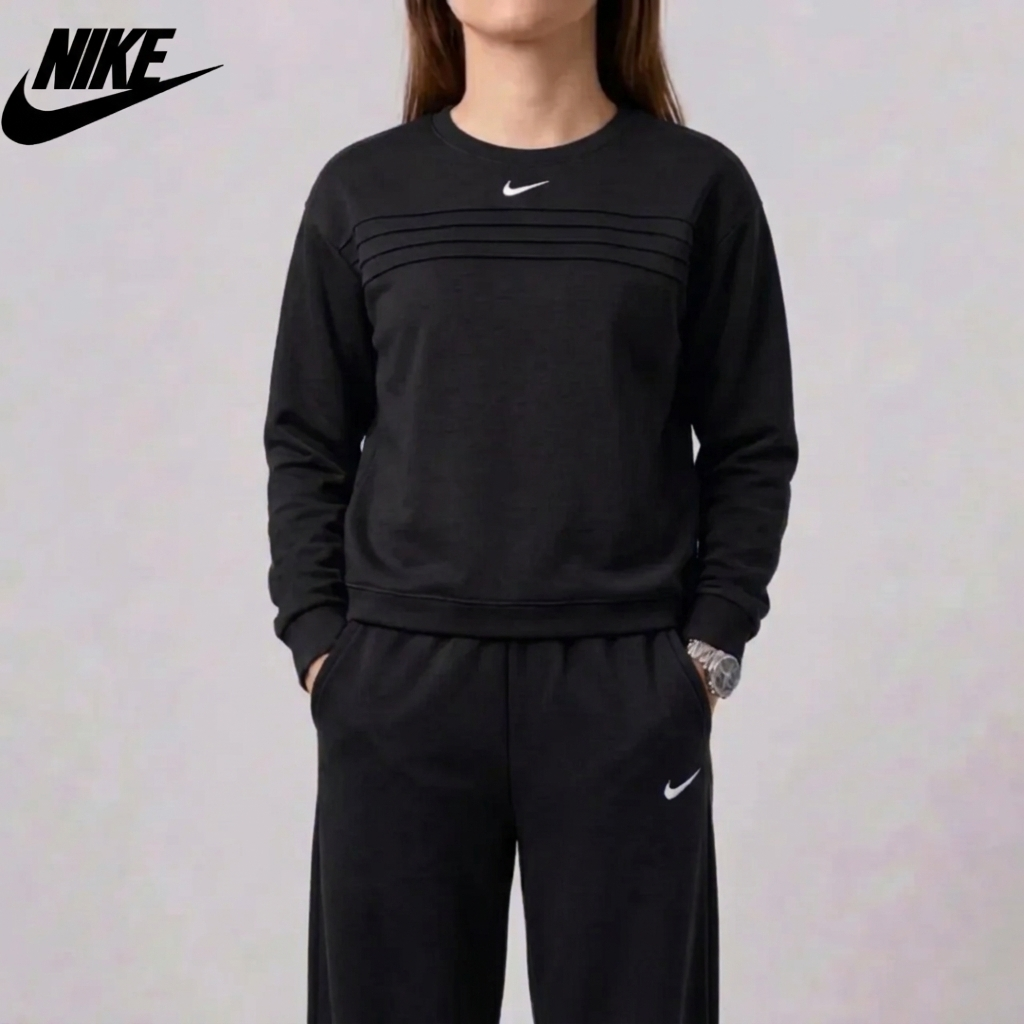 Women’s Round Neck Sweatshirt & Pants Set