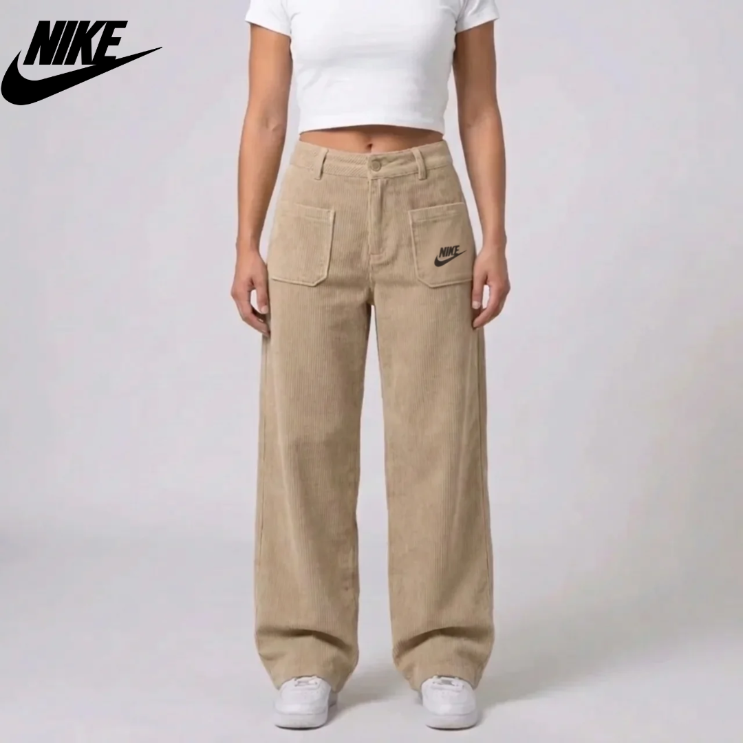 Women's Relaxed Textured Pocket Trousers